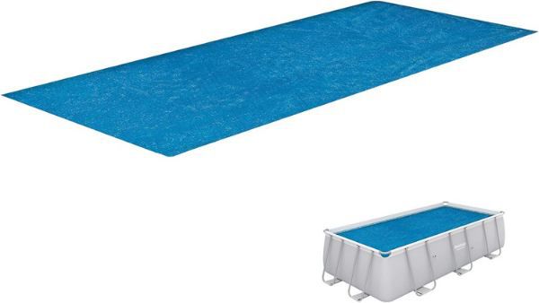 bestway solar poolabdeckung rechteckig 380 x 180 cm für 13,99 