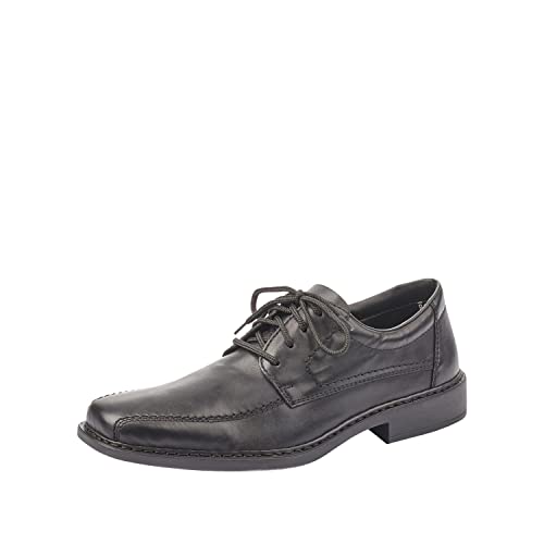 Rieker B0812-00 Herren Businessschuhe Glattleder schwarz, Größe 40