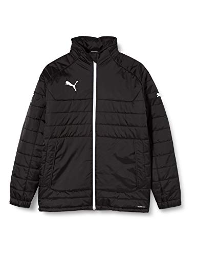 puma kinder jacke stadium jacket schwarz-weiß 164