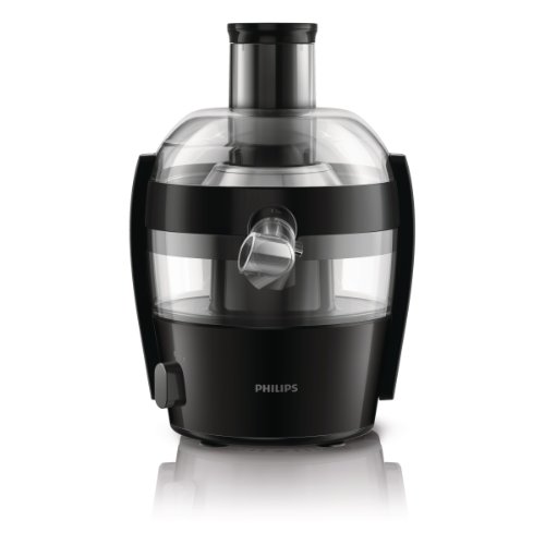 philips entsafter 500w 1,5l quickclean hr1832/00 schwarz mit homeid-rezepte-app