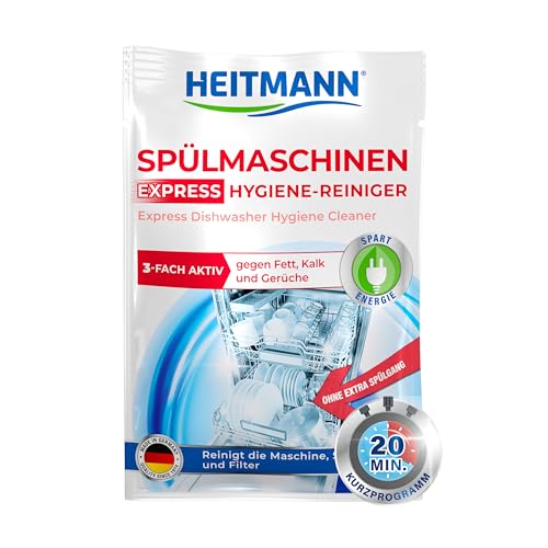 Heitmann Spülmaschinenreiniger, Hygiene, gegen Fett, Kalk und Gerüche, 30 g