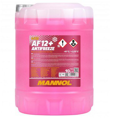 Produktbild: kühlerfrostschutz 10 liter mannol antifreeze af12+ für 18,90 euro statt 22 euro