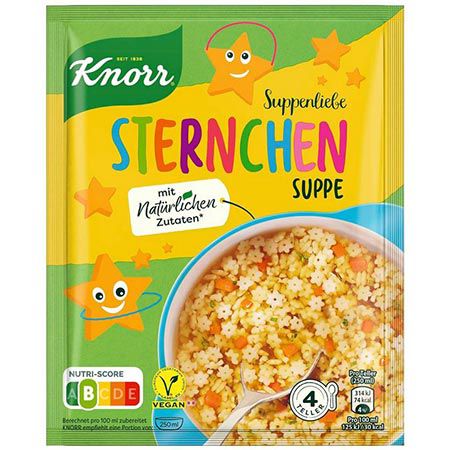 knorr suppenliebe sternchen suppe 13er pack ab 8,62 euro (statt 13 euro)