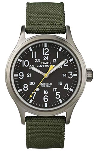 timex expedition scout armbanduhr von ben affleck, analog, quarz, nylon