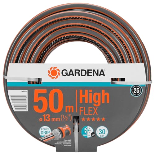 gardena highflex schlauch 13 mm 50 m grün, ideal für gartenbewässerung