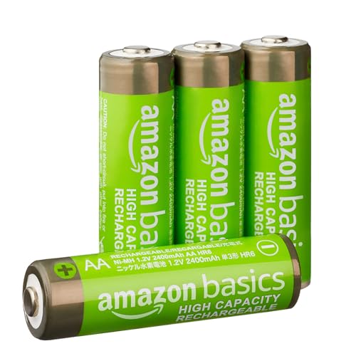 aa-batterien wiederaufladbar 2400 mAh niMh amazon basics 4 stück