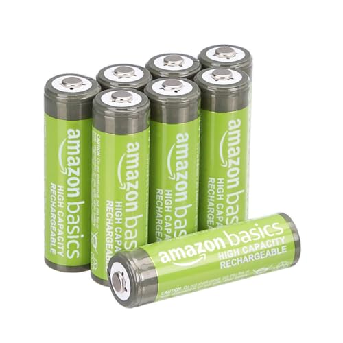 amazonbasics akku ni-mh aa batterien 2500mAh 8 stück wiederaufladbar