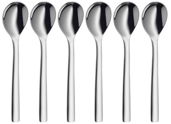 wmf nuova eierlöffel 6er set aus cromargan edelstahl für 13,24 euro