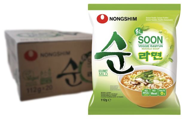 Produktbild: nong shim soon veggie ramyun instantnudeln 20x für 22,69 1,13 pro Stück