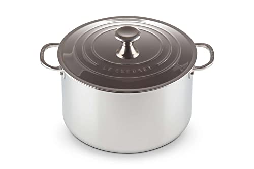 le creuset suppentopf 28 cm 3-ply pl silber 96604828000000