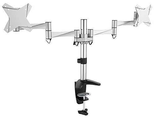 ricoo monitor halterung für 2 monitore, tischhalterung monitor-halter