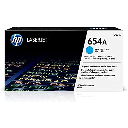 hp 654a blau toner original für color laserjet enterprise m651