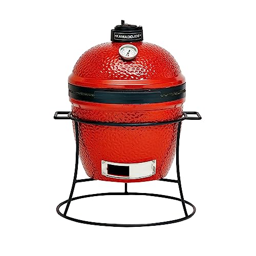 kamado joe joe jr. 13,5 zoll grill mit hitzeabweiser und aschenbecher