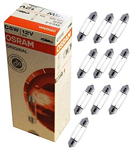 Osram 6418.TP innenbeleuchtung nummernschild C5W 12V 10er Faltschachtel