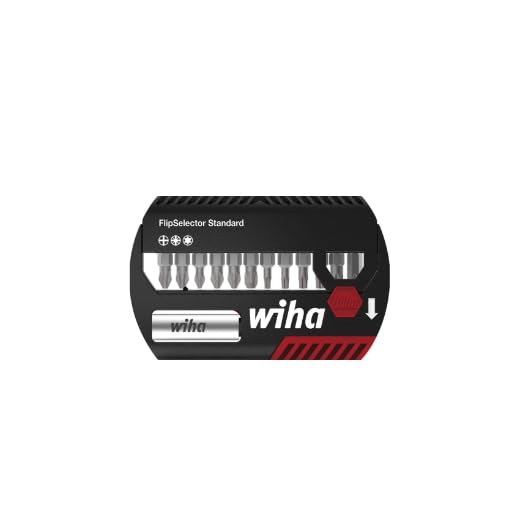 wiha bit set flipselector 13-teilig 25 mm pozidriv torx 1/4 zoll magnetischer bithalter