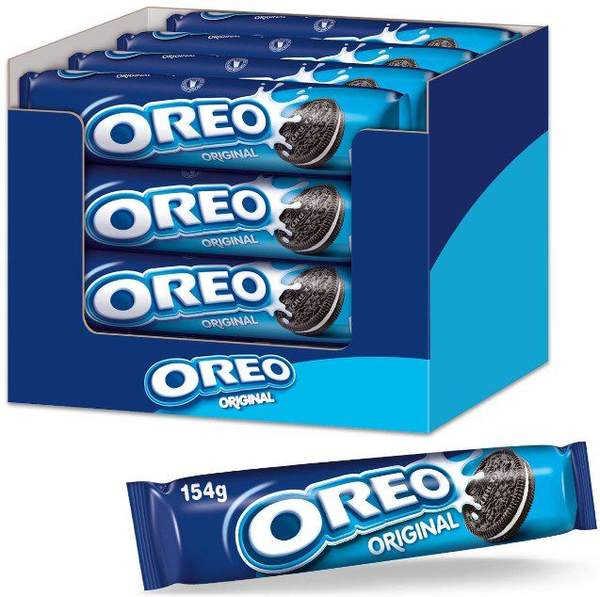 oreo original doppel-kekse 154g, 16 rollen (224 stück), 15,99 statt 23