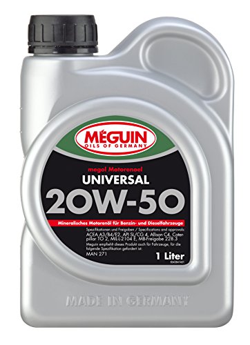 megulin megol motoröl universal sae 20w-50 1 l mineralisch art-nr 4384