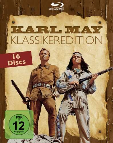 Produktbild: karl may blu-ray gesamtbox mit allen filmen und serien der saga