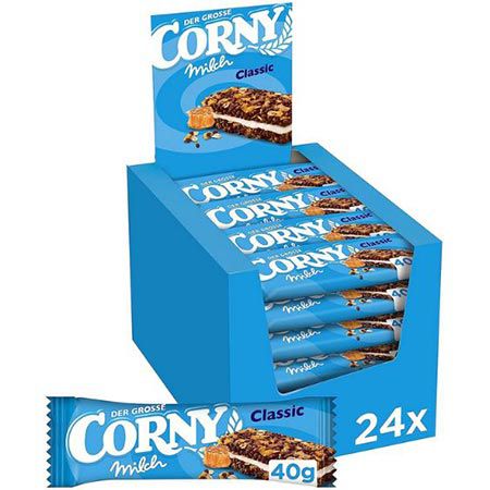 Produktbild: corny milch classic müsliriegel 24er pack, nur 12,53 euro statt 17 euro
