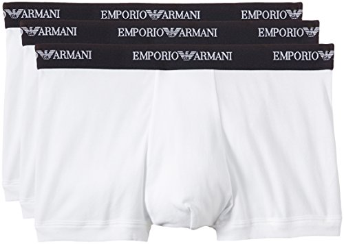 emporio armani underwear herren retroshorts weiß bianco 00110 m 3er pack