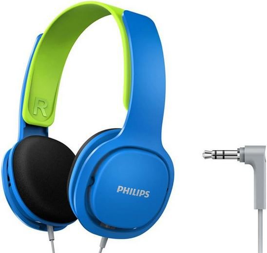 philips shk2000bl kinder kopfhörer over ear blau 9,99 statt 16