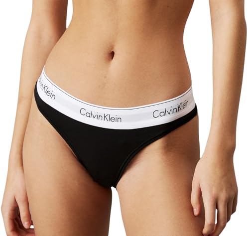 Produktbild: calvin klein damen string thong unterwäsche schwarz s