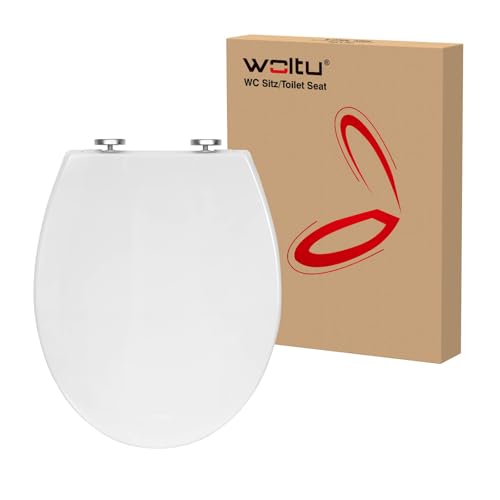 WOLTU toilettendeckel wc sitz mit absenkautomatik antibakteriell softclose