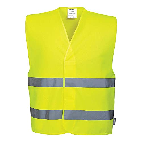 portwest warnschutzweste mit reflexstreifen, gelb, größe XX/3X, c474yerxx/3X