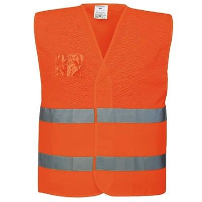 Produktbild: Portwest warnschutz weste orange L/XL, netz material C494ORRL/XL
