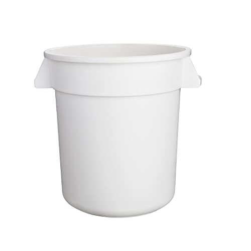 Vogue gg792 Mülleimer rund weiß, Container mit Deckel