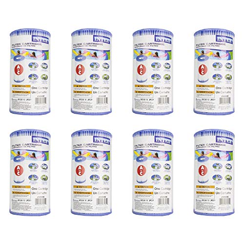 intex ersatz-filterpumpe typ a für easy set pool, 8 stück, 29000e