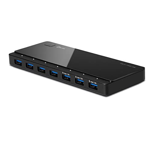 Produktbild: tp-link uh700 usb-hub mit 7 usb 3.0 anschlüssen und stromversorgung
