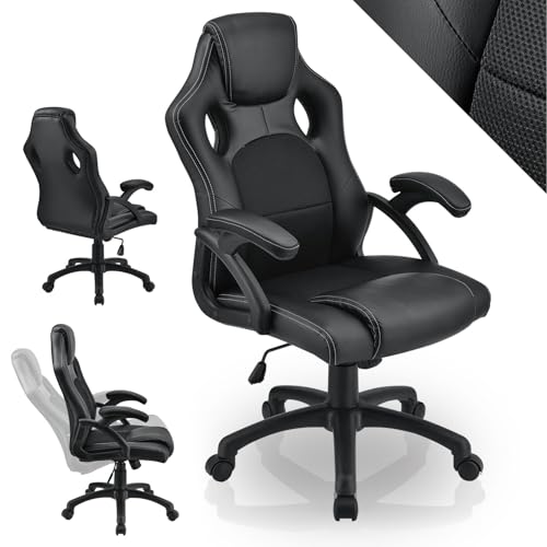 artlife racing montreal ergonomischer bürostuhl, höhenverstellbar, gepolstert, kunstleder, 9 farben