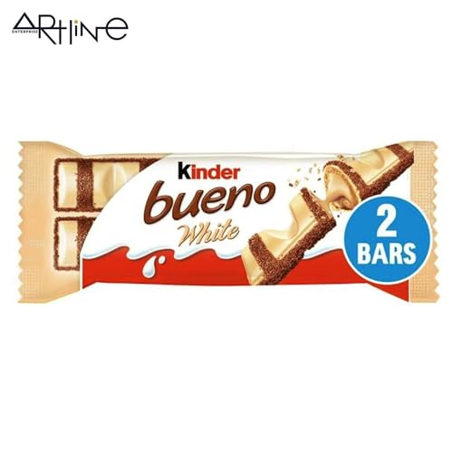 kinder bueno white großverbraucherpackung 30 x 2 waffelriegel mit weißer schokolade