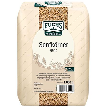 fuchs senfkörner 1 kg großverbraucher-beutel 4,80 euro statt 8 euro
