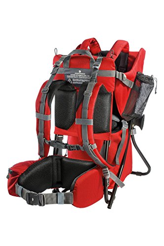 babytrage, kraxe, kindertrage ferrino caribou, rot