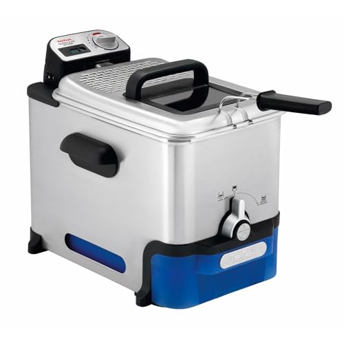 tefal oleoclean pro inox fritteuse 2300w 1,2 kg kapazität herausnehmbarer ölbehälter
