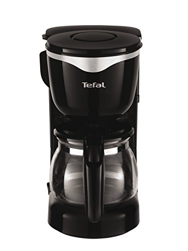 tefal mini kaffeemaschine cm3408 600 w 6 tassen schwarz edelstahl