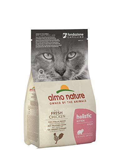 almo nature kitten trockenfutter mit huhn und reis, 6er pack (6x400g)