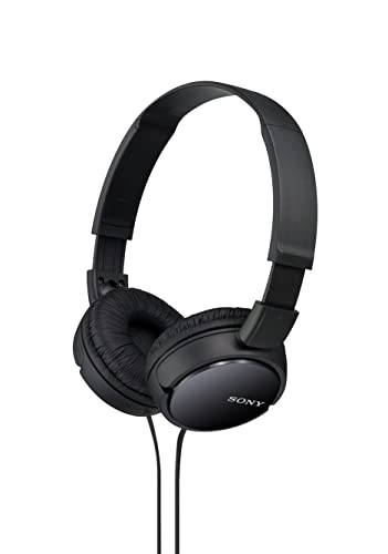 sony mdr-zx110 faltbare kopfhörer schwarz, on-ear, 25 mm treiber