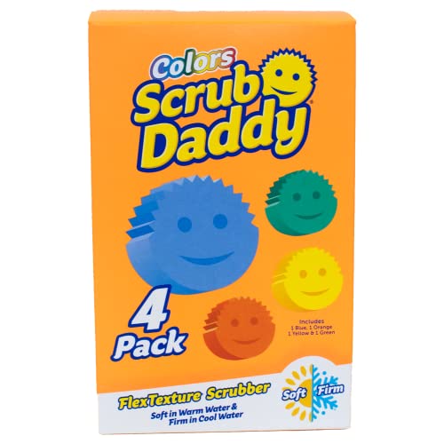 scrub daddy farbige spülschwämme 4er multipack im spar-abonnement