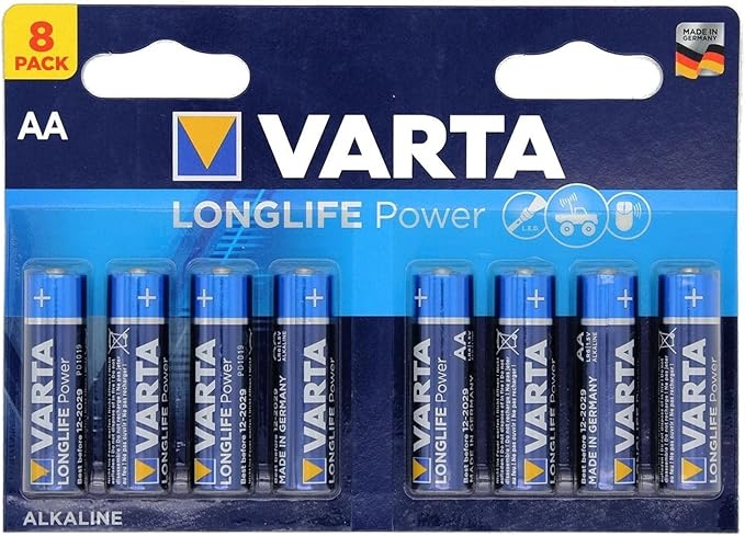VARTA AA 10 Blister 8 Batterien Mignon High Energy 4906