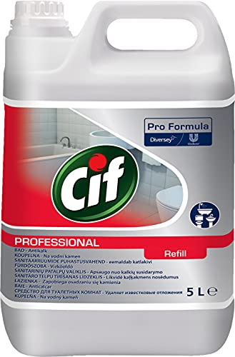 Produktbild: Cif Pro Formula Badreiniger 2in1 Entkalker für verchromte Oberflächen, 5 L