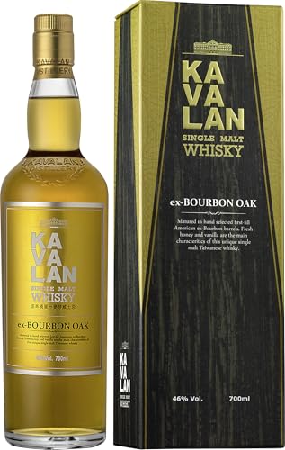 Produktbild: Kavalan Single Malt Whisky ex-Bourbon Oak 0,7 l in Geschenkpackung