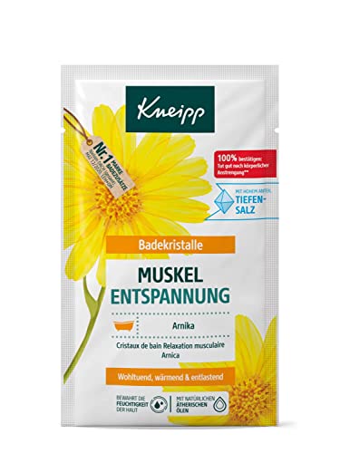 kneipp badekristalle muskel entspannung mit tiefensalz und arnika 60g