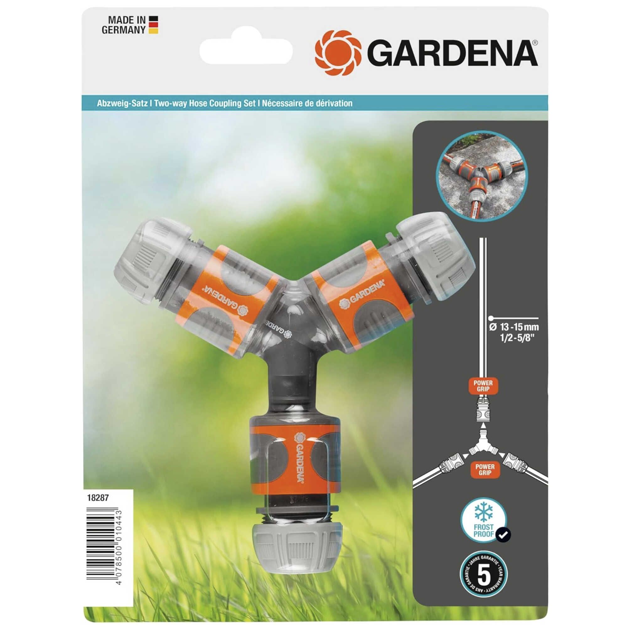 Produktbild: Gardena Abzweig-Satz 13 mm (1/2 Zoll) und 15 mm (5/8 Zoll)