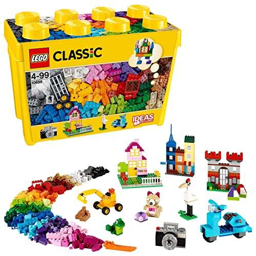 lego classic große bausteine-box mit bunten steinen, konstruktionsspielzeug für kinder ab 4 jahren