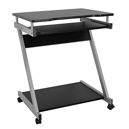 vasagle z-form schreibtisch 60x48x73 cm in schwarz für 29,99 euro mit coupon
