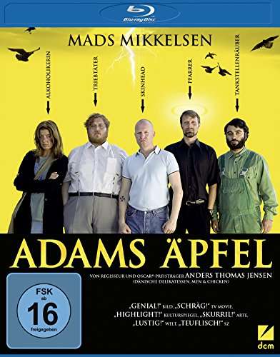 Produktbild: adams äpfel blu-ray, anders thomas jensen, mads mikkelsen, imdb 7,7/10