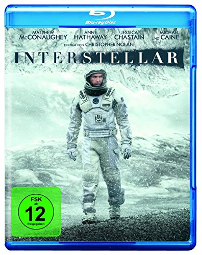 interstellar blu-ray von christopher nolan, oscar, imdb 8,7/10, matthew mcconaughey, anne hathaway, jessica chastain